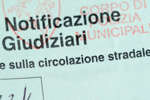 Le multe e le auto a noleggio senza conducente